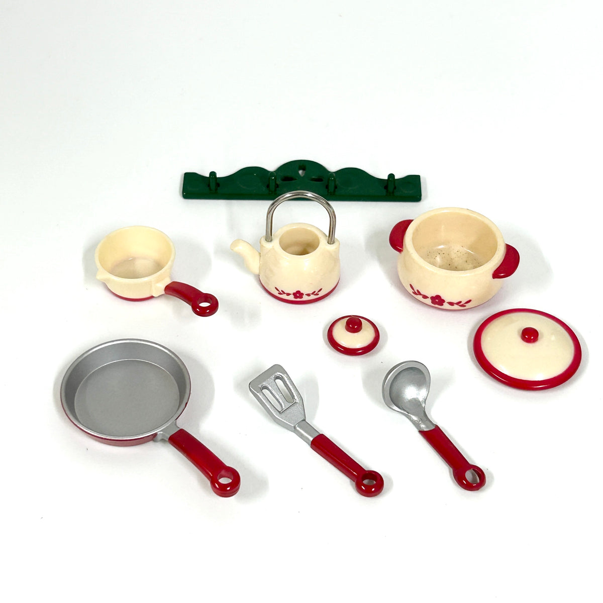 [used] Vintage Kitchen Grill Set 1996 KA-74 Sylvanian Families Calico Critters