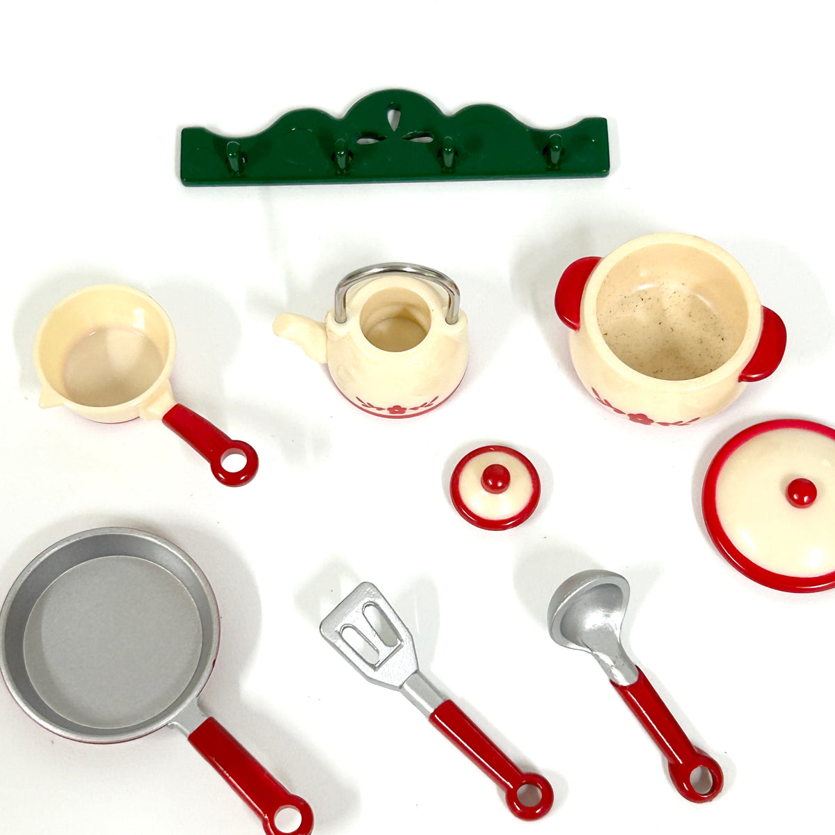 [used] Vintage Kitchen Grill Set 1996 KA-74 Sylvanian Families Calico Critters