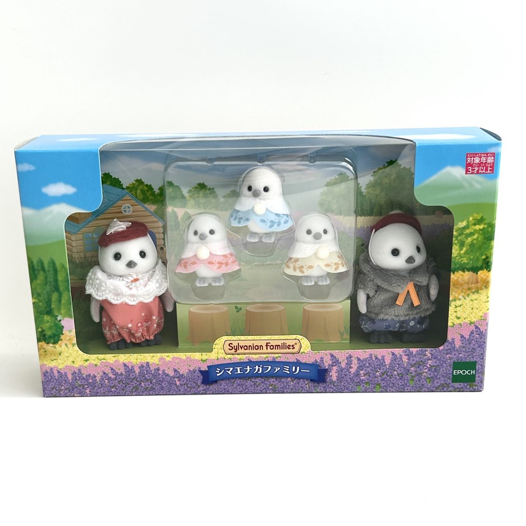 [used] Shimaenaga Family Snow Fairy Birds 2024 Sylvanian Families Calico Critters