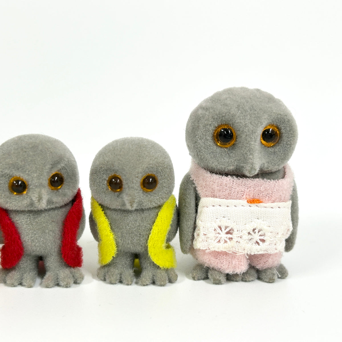 [used] Vintage Owl Family Set Sylvanian Families Calico Critters