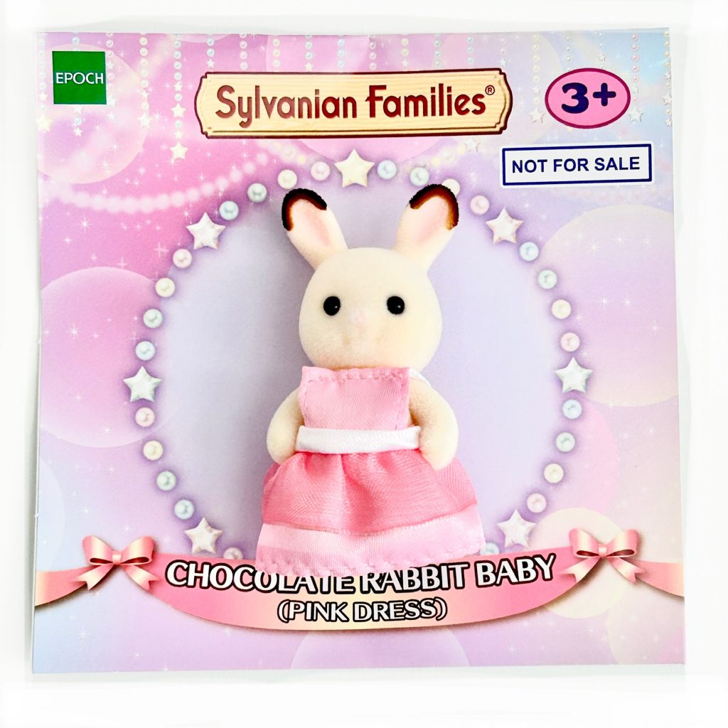 Robe Rose Pour Le Bébé Lapin Chocolat 2021 Sylvanian Families Calico Critters