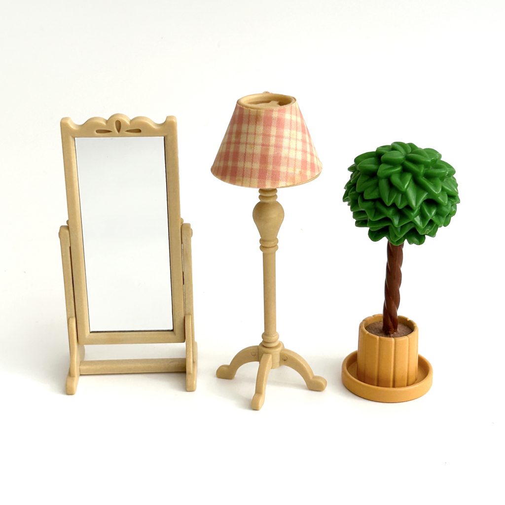 [used] Lamp Mirror Set Sylvanian Families Calico Critters