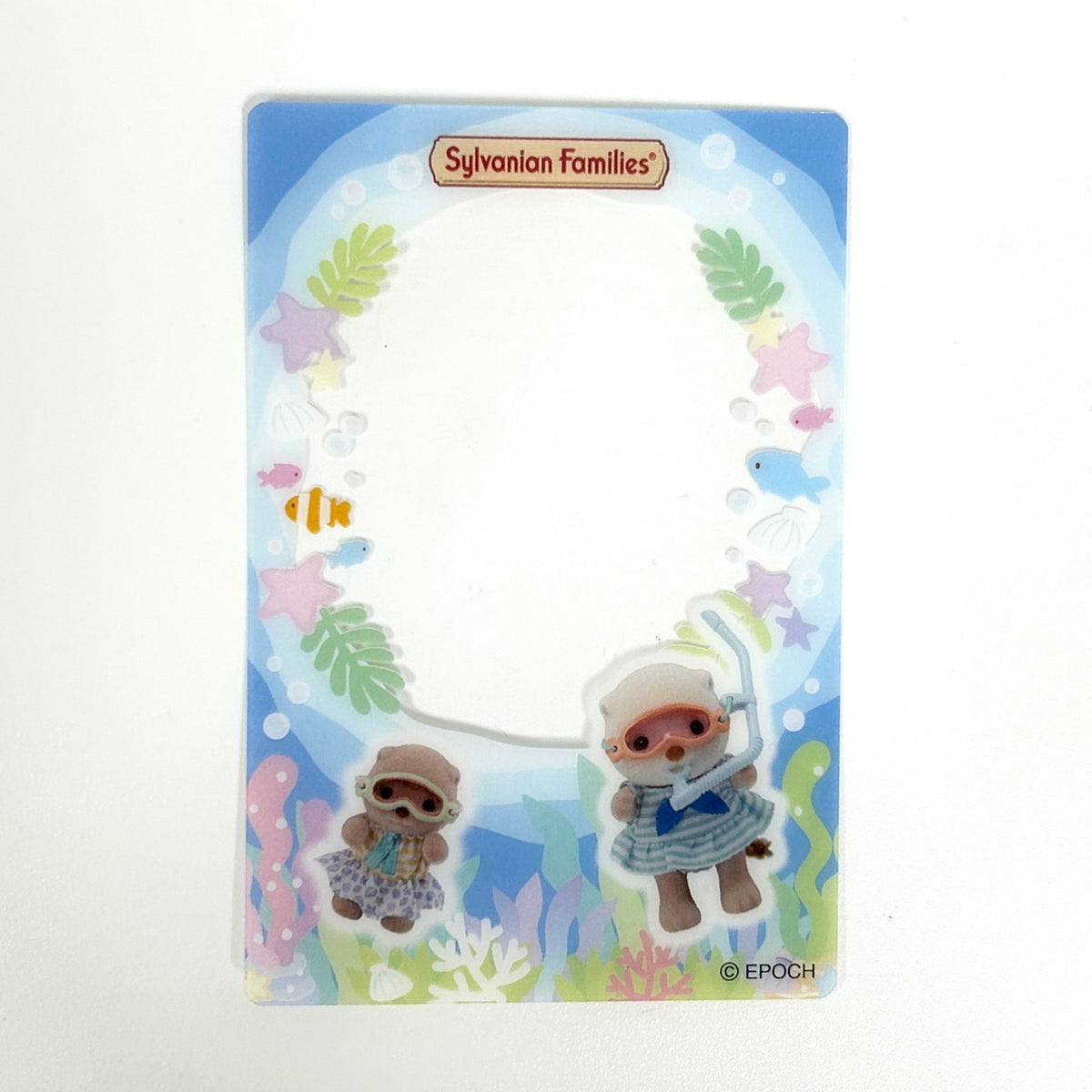 Clear Travel Card 4 Sea Otter Siblings 2024 Sylvanian Families Calico Critters