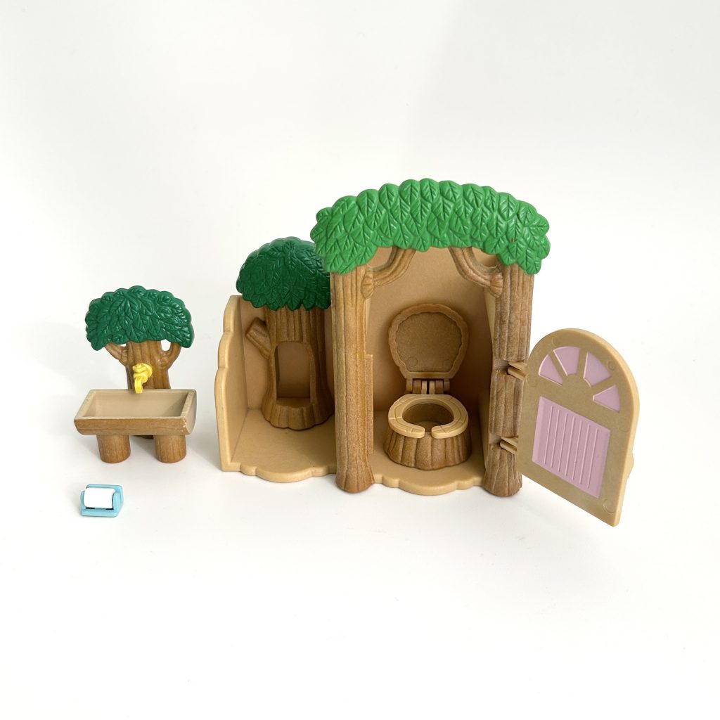 [used] Refleshing Toilet Set S-04 Sylvanian Families Calico Critters