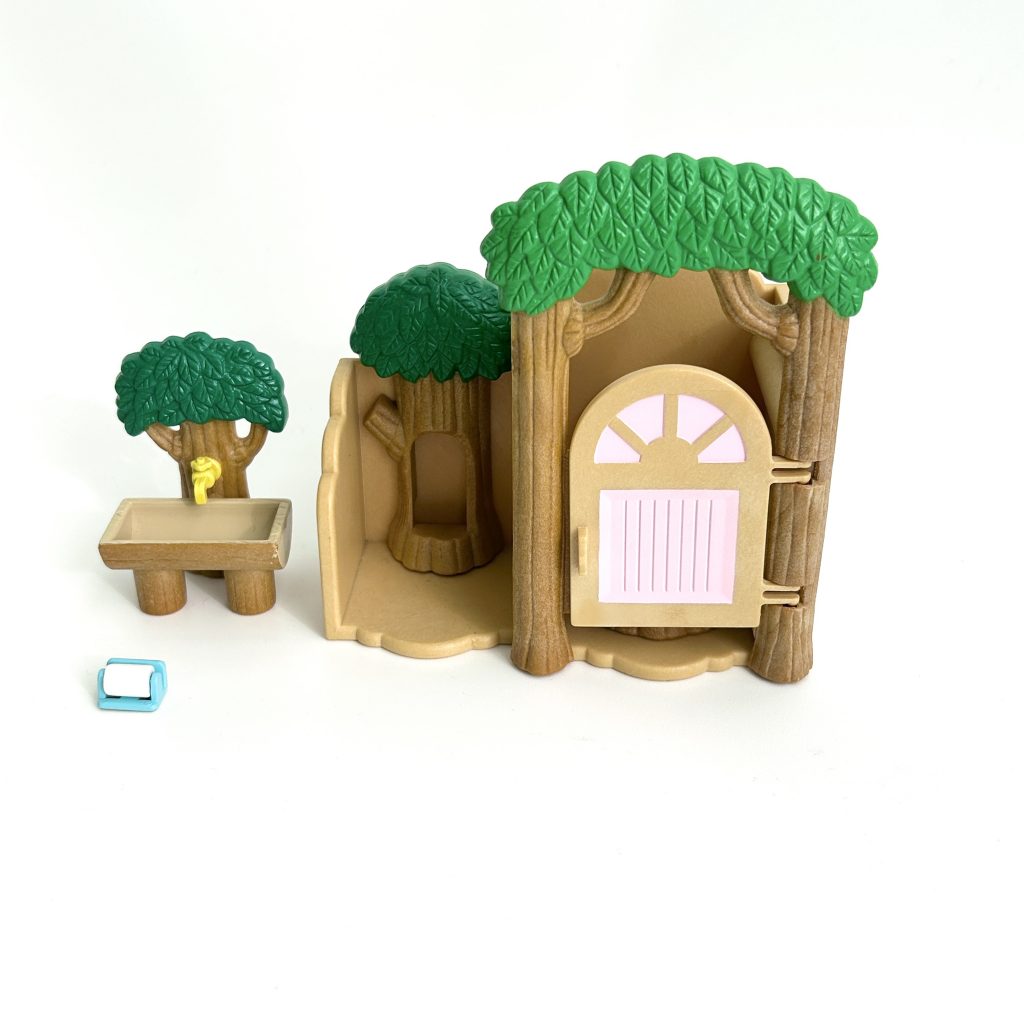 [used] Refleshing Toilet Set S-04 Sylvanian Families Calico Critters