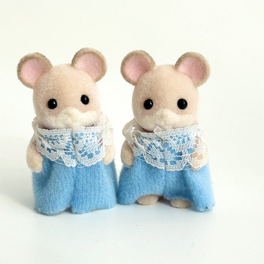 [used] Pink Mouse Baby Sylvanian Families Calico Critters