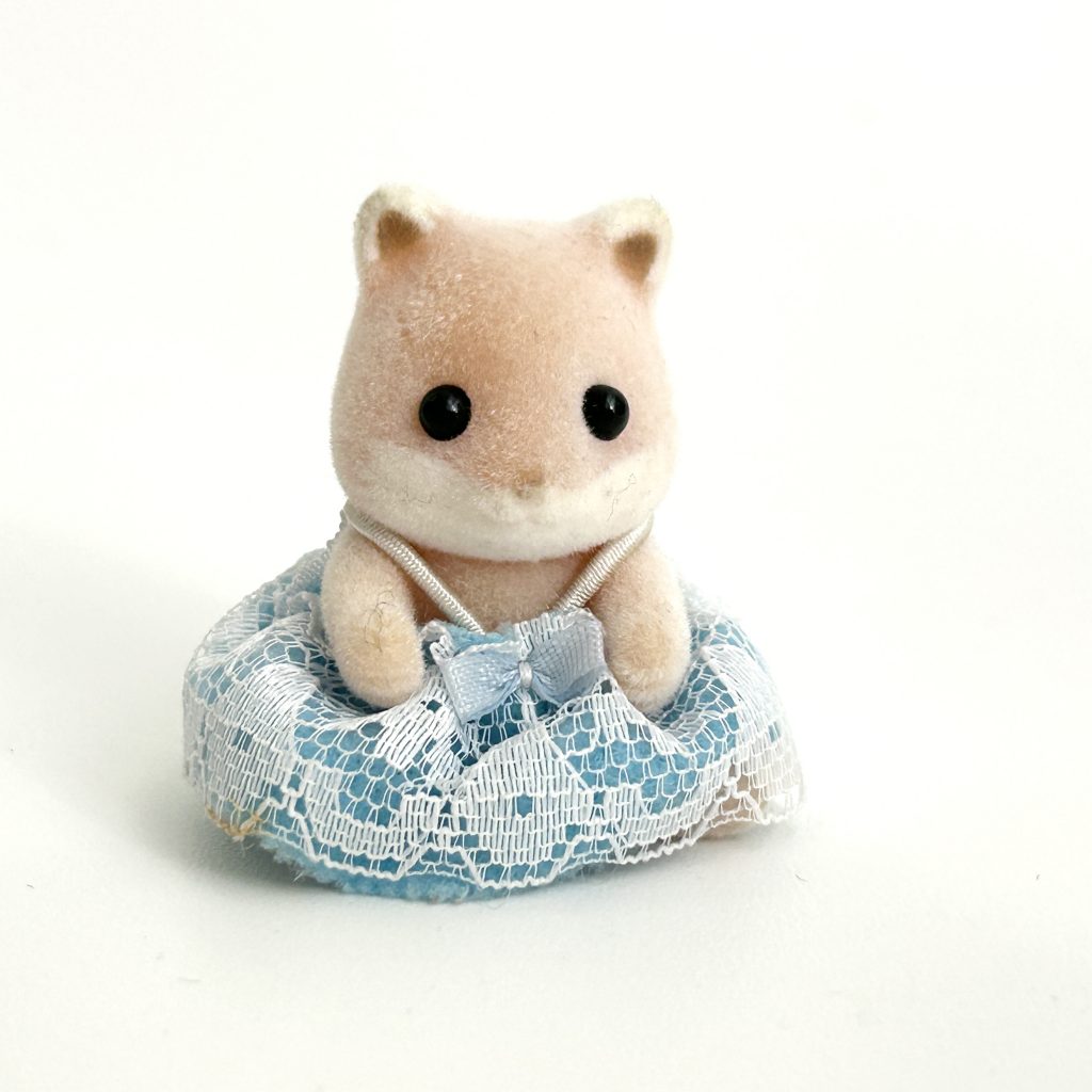 [used] Pink Honey Fox Baby Sylvanian Families Calico Critters