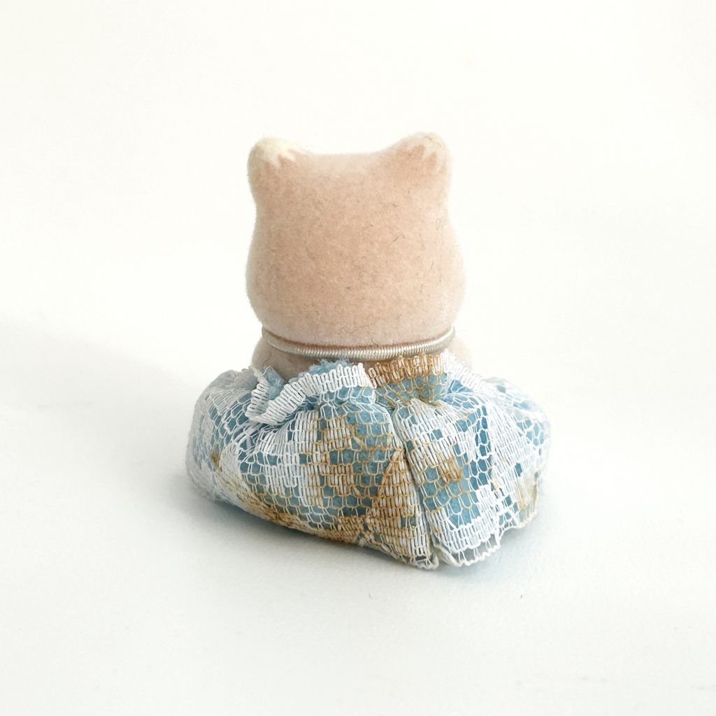 [used] Pink Honey Fox Baby Sylvanian Families Calico Critters