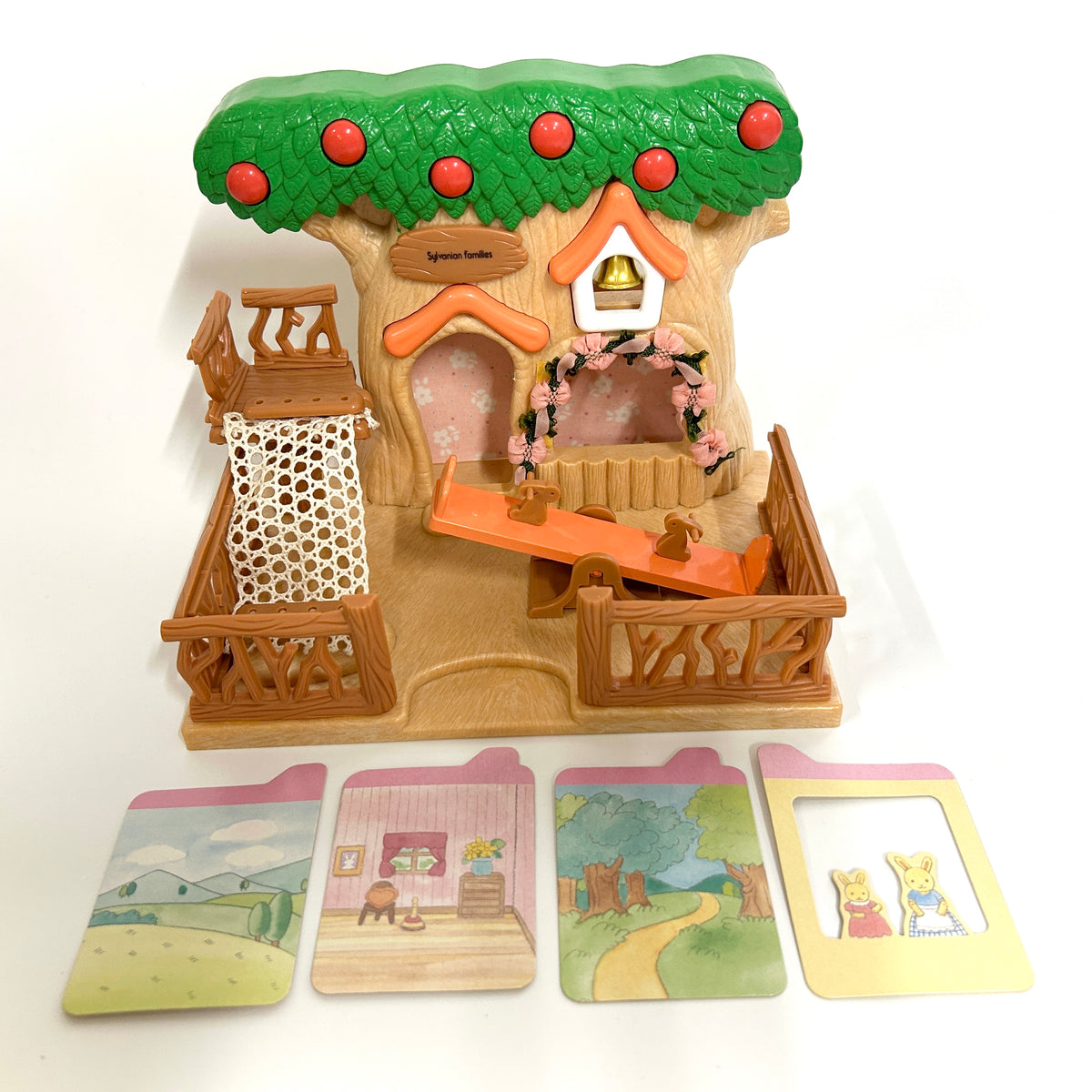 [used] Vintage Let's Play In The Forest Babies 1992 KO-19 Sylvanian Families Calico Critters