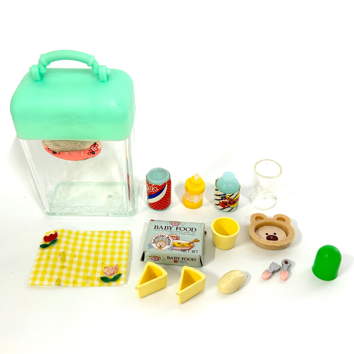 [used] Lunch Set Sylvanian Families Calico Critters