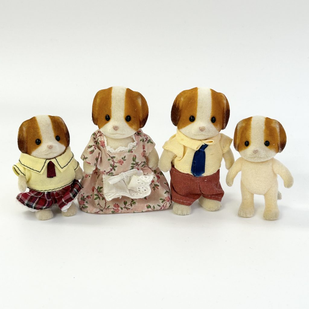 [used] Chiffon Dog Family Sylvanian Families Calico Critters