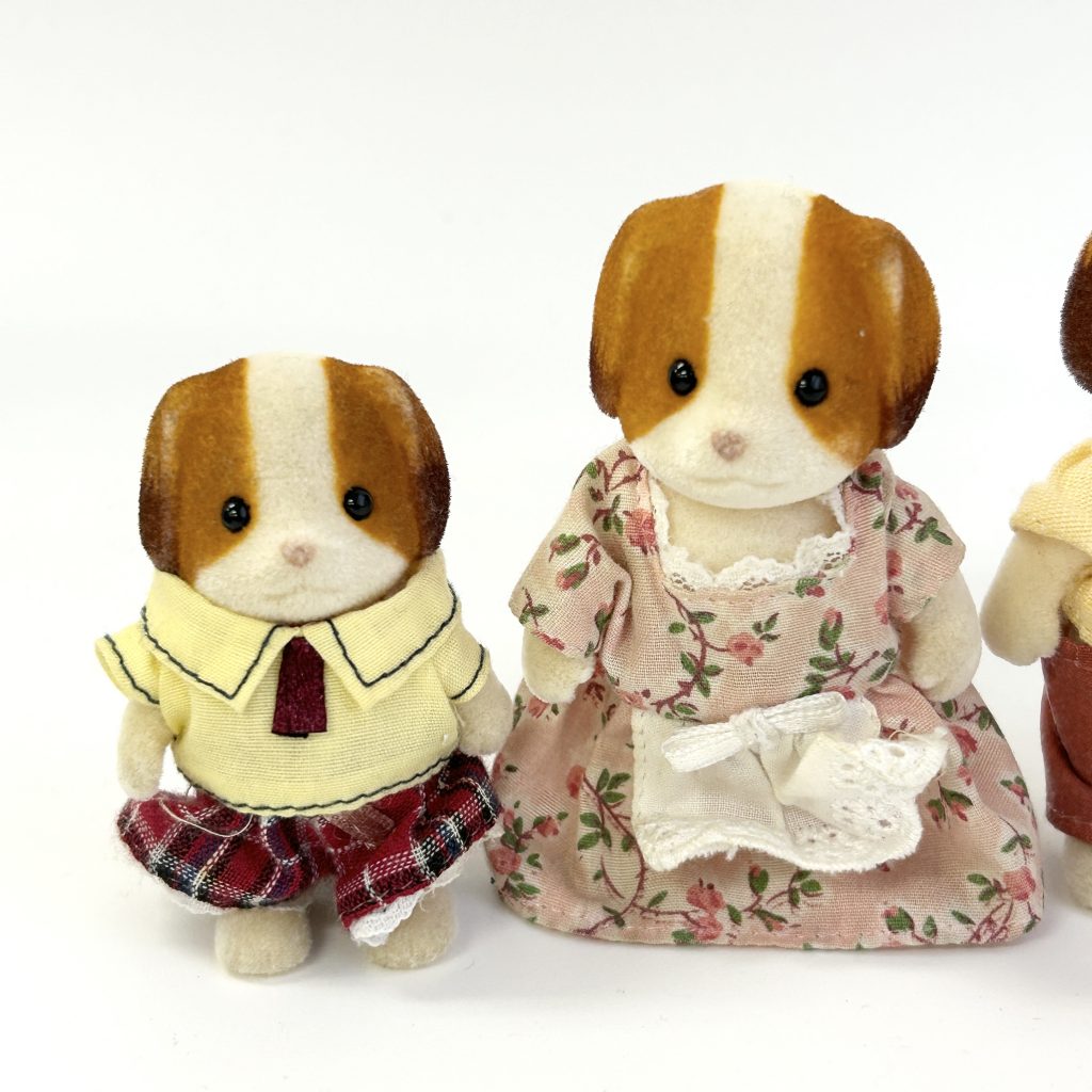 [used] Chiffon Dog Family Sylvanian Families Calico Critters