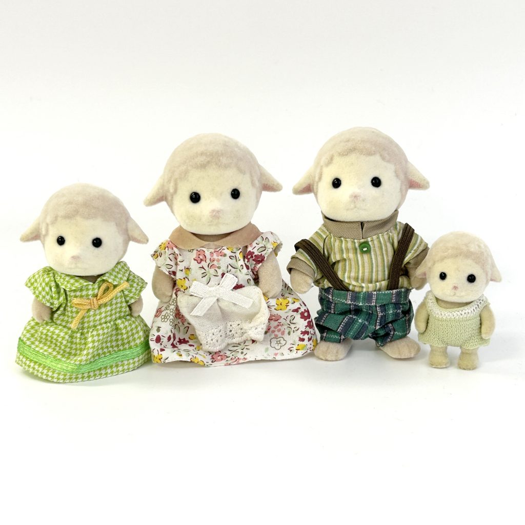 [used] Sheep Family Sylvanian Families Calico Critters