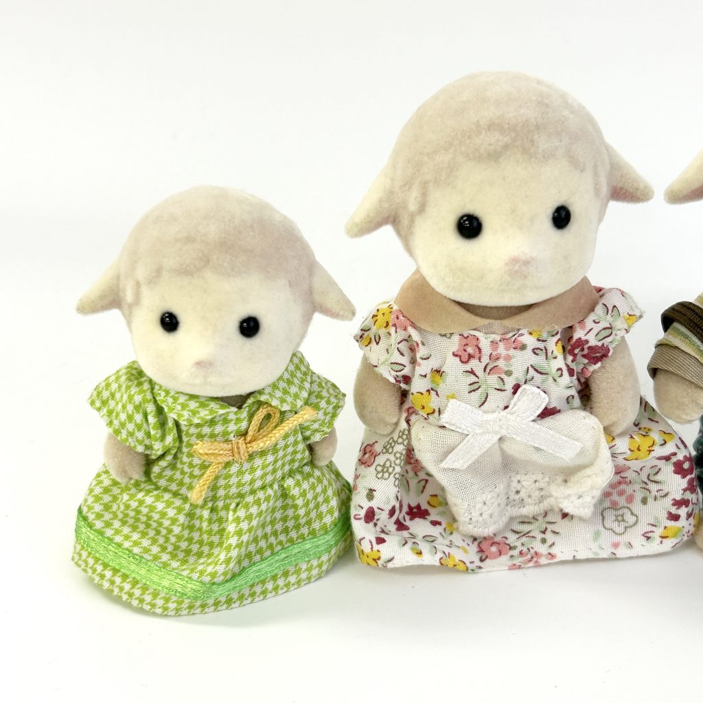 [used] Sheep Family Sylvanian Families Calico Critters