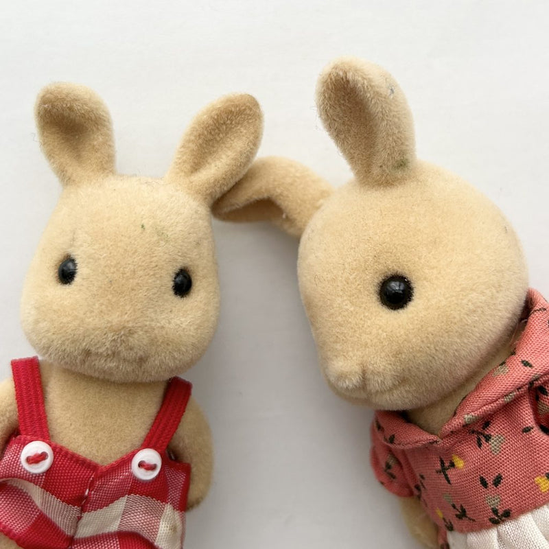 [Used] IVORY RABBIT FAMILY Epoch Japan Sylvanian Families