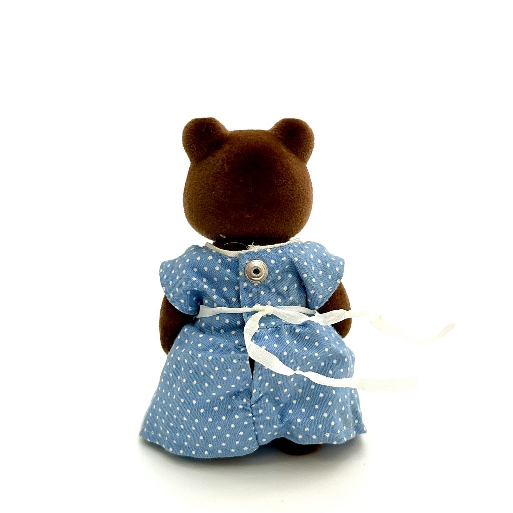 [used] Vintage Timbertop Brown Bear Mother 1985 KU-02-880 Sylvanian Families Calico Critters