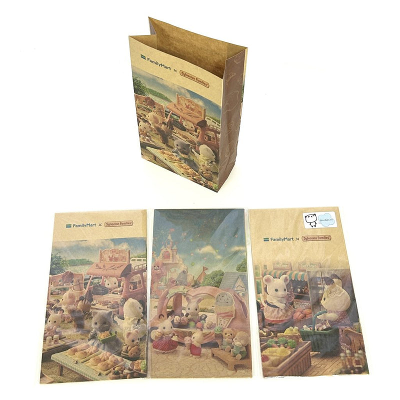 PAPER BAG SET C Family Mart Epoch Sylvanian Families