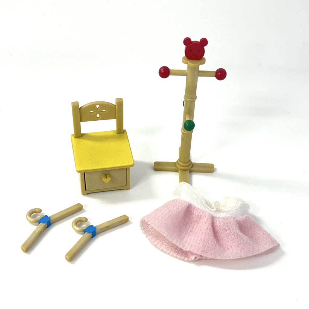 [used] Hanger Rack Set KA-100 Sylvanian Families Calico Critters