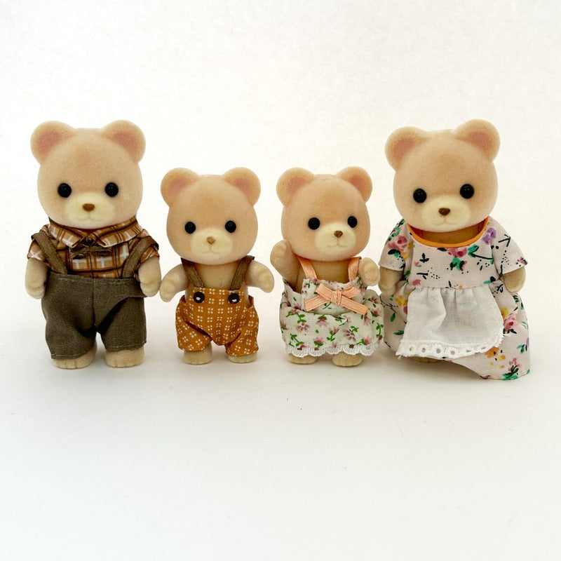 [Used] Dolls BEAR FAMILY Epoch Japan FS-04 Sylvanian Families