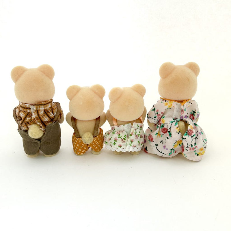 [Used] Dolls BEAR FAMILY Epoch Japan FS-04 Sylvanian Families