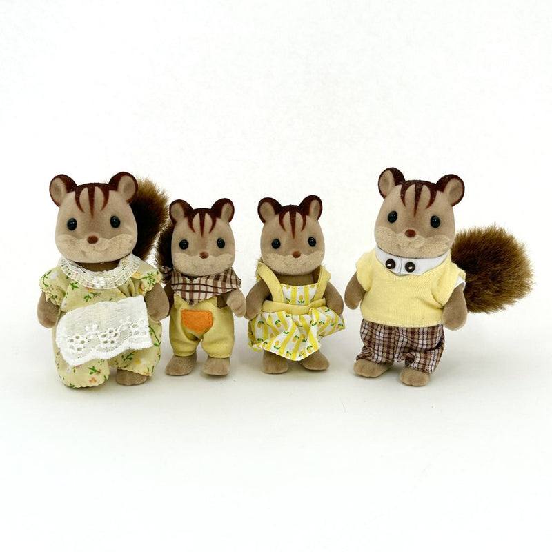 [Used] WALNUT SQUIRREL FAMILY FS-17 Japan Epoch Sylvanian Families