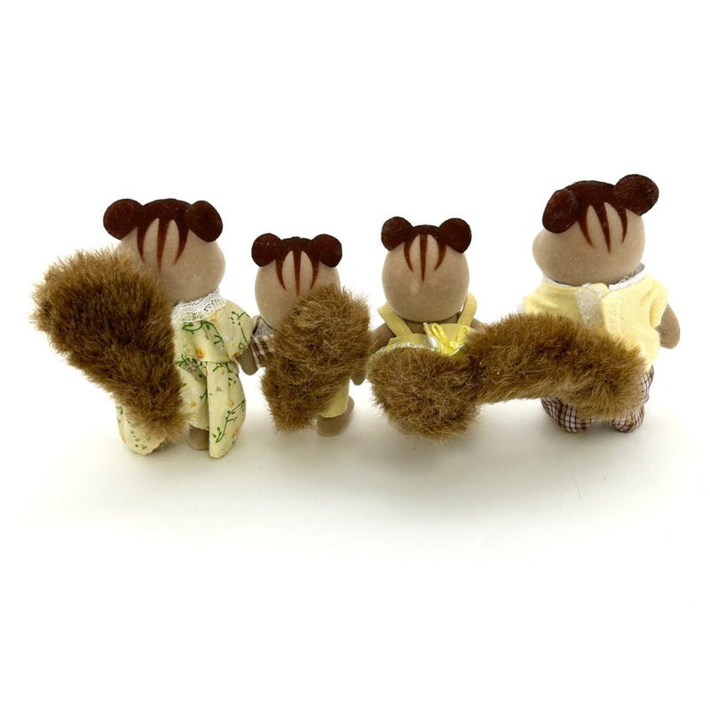 [Used] WALNUT SQUIRREL FAMILY FS-17 Japan Epoch Sylvanian Families