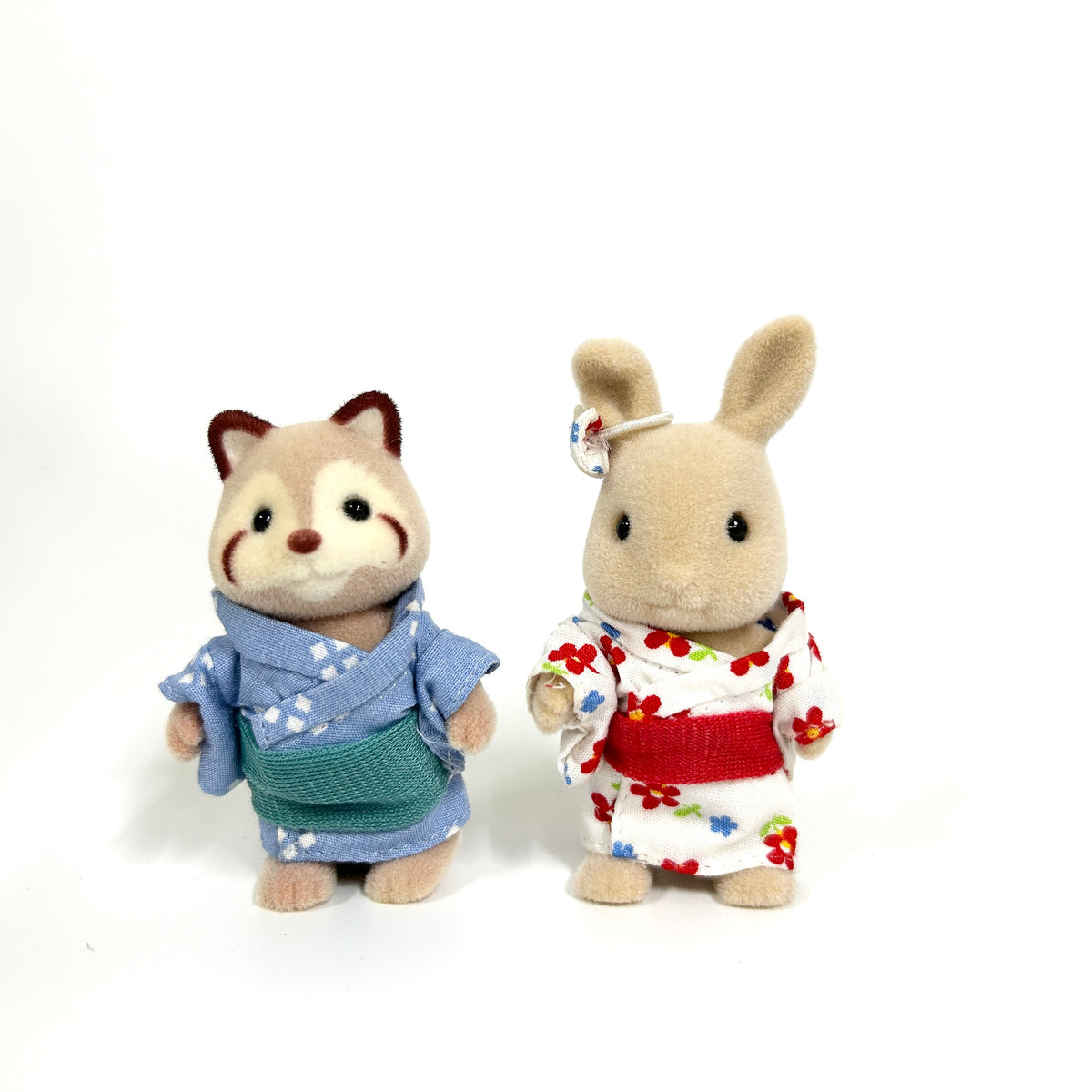 [used] Vintage 15th Anniversary Carnival Yukata Kimono Set 1999 C-03 Sylvanian Families Calico Critters