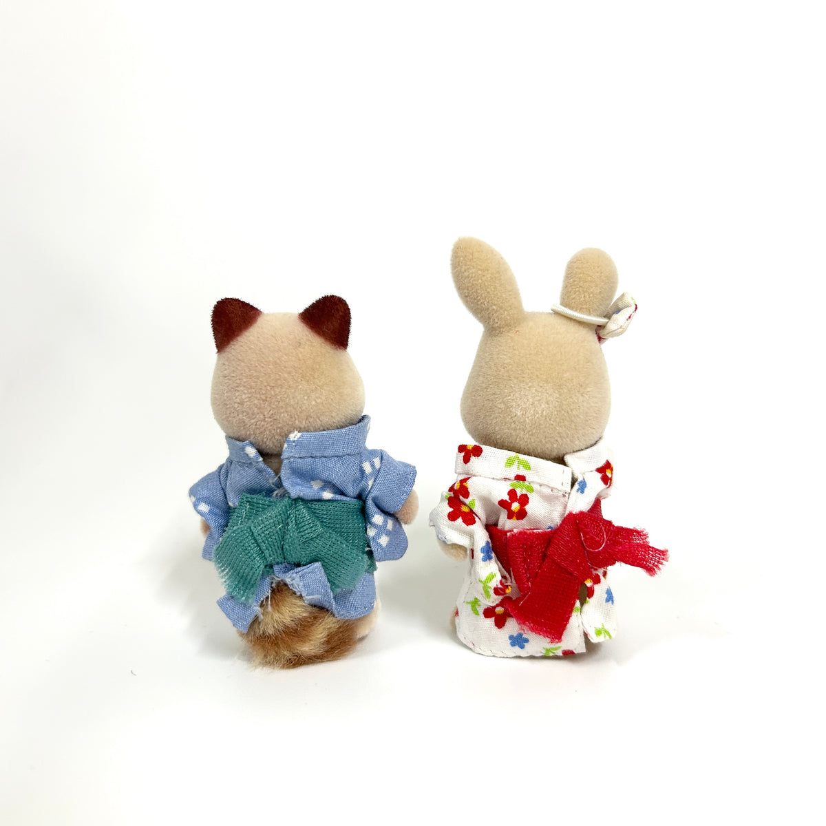 [used] Vintage 15th Anniversary Carnival Yukata Kimono Set 1999 C-03 Sylvanian Families Calico Critters