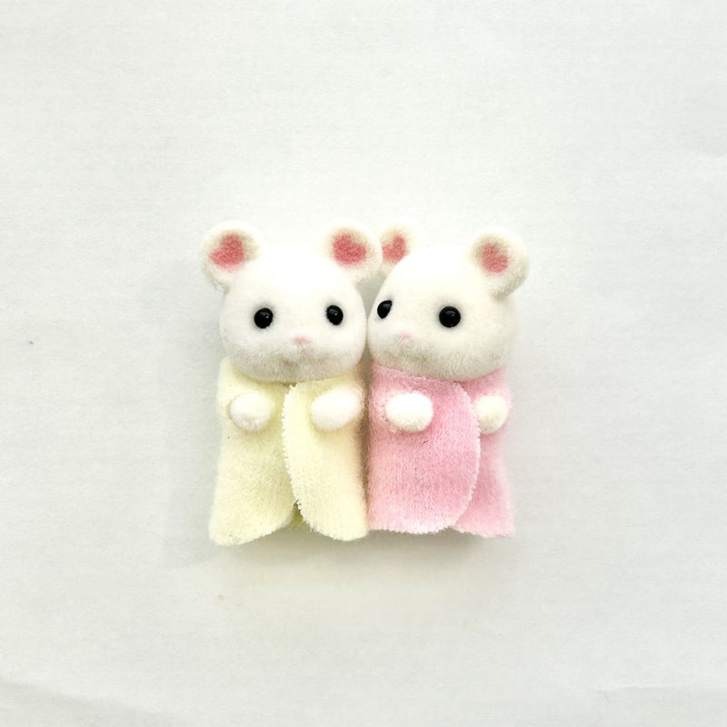 [Used] MARSHMALLOW MOUSE BABY Epoch Japan Sylvanian Families