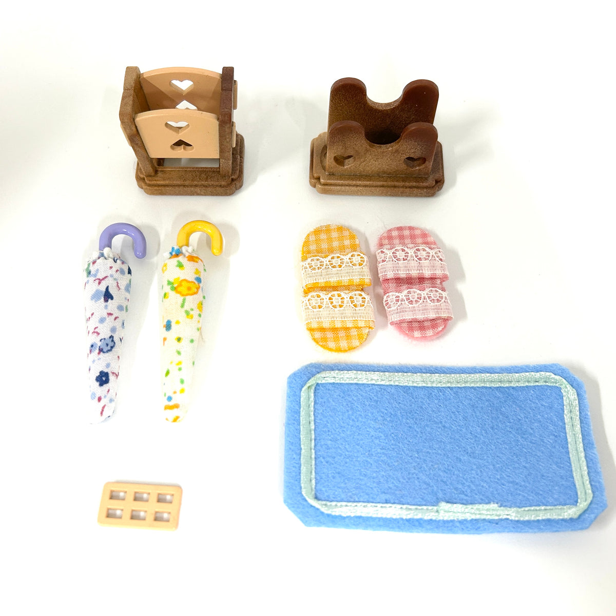 [used] Slipper And Umbrella Stand Set KA-103 Sylvanian Families Calico Critters