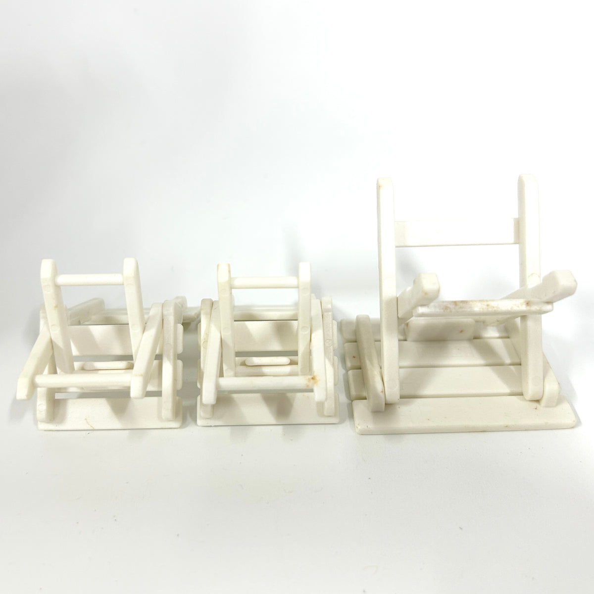 [used] Vintage White Garden Table Set 1997 KA-83 Sylvanian Families Calico Critters
