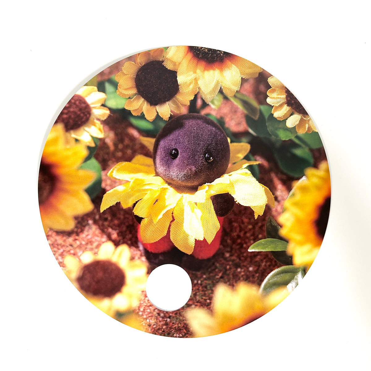 Round Paper Uchiwa Fan Mole Baby Sylvanian Families Calico Critters