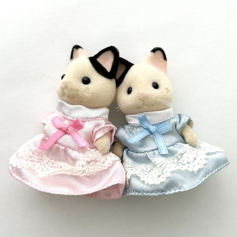 [Used] CHARCOAL CAT FAMILY Epoch Japan Sylvanian Families