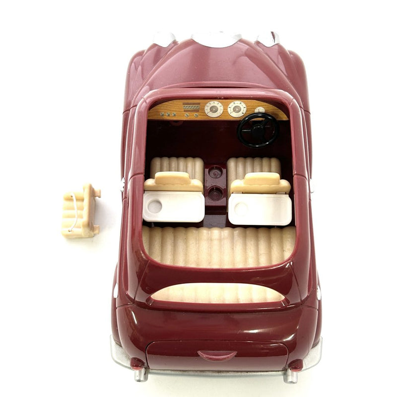 [Used] RED FAMILY CAR V-01 Epoch Sylvanian Families