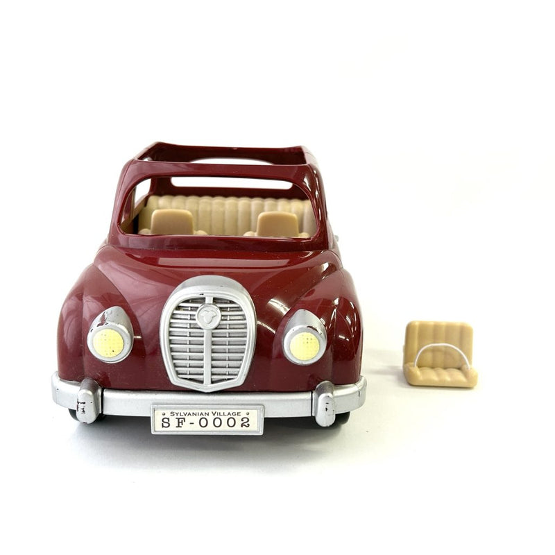 [Used] RED FAMILY CAR V-01 Epoch Sylvanian Families