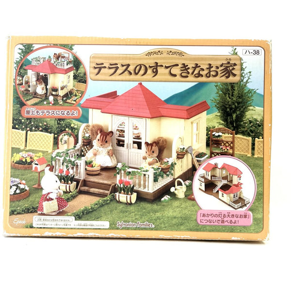 [Used] HOUSE WITH TERRACE HA-38 Epoch Sylvanian Families
