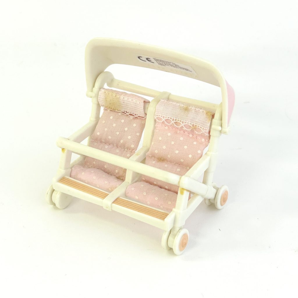 [used] Double Baby Baggy Pushchair KA-214 Sylvanian Families Calico Critters