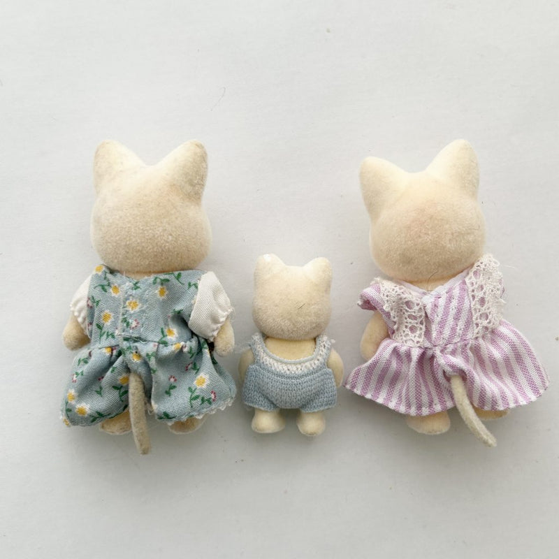 [Used] SILK CAT FAMILY Epoch Japan Sylvanian Families