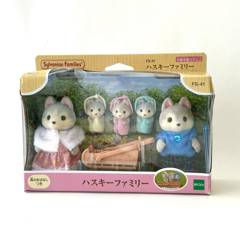 [Used] HUSKY DOG FAMILY FS-41 Japan Sylvanian Families