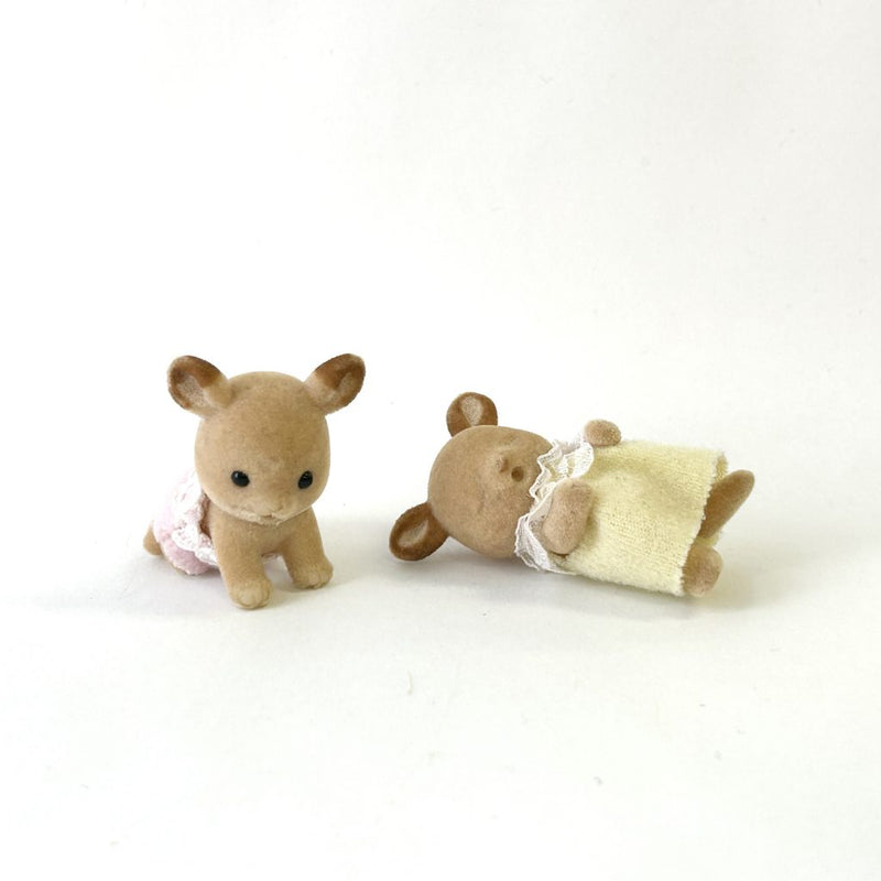 [Used] SLEEPING DEER TWINS Epoch Japan Sylvanian Families