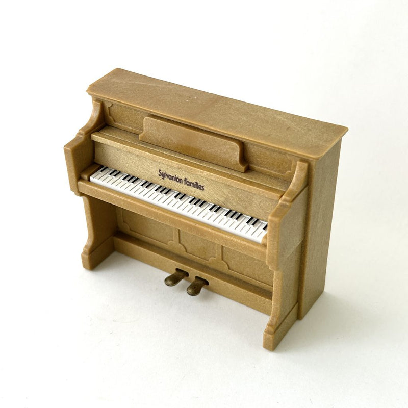 [Used] BROWN UPRIGHT PIANO Epoch Japan Sylvanian Families