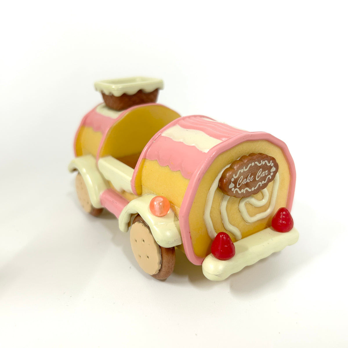 [used] Vintage Misty Forest Cake Car 1997 F-09 Sylvanian Families Calico Critters