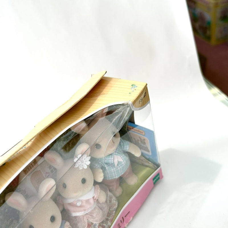 [Used] MILK RABBIT FAMILY FS-47 Epoch Sylvanian Families