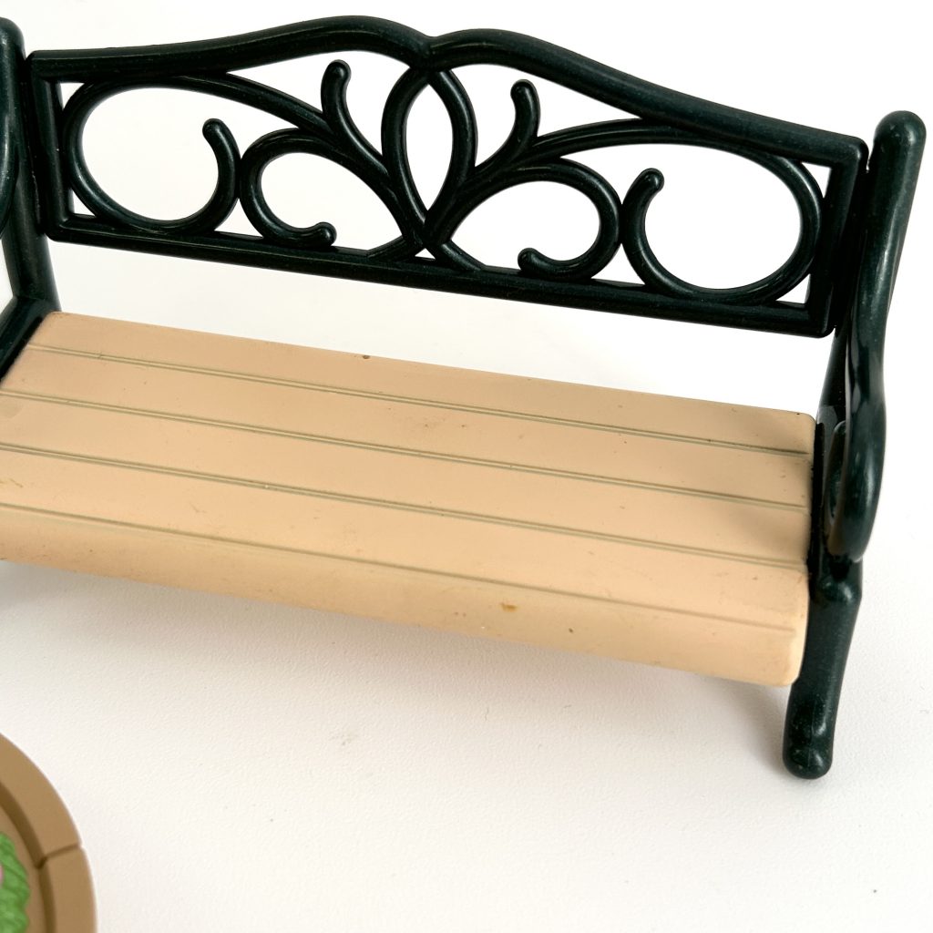 [used] Fountains And Bench Set KA-623 Sylvanian Families Calico Critters