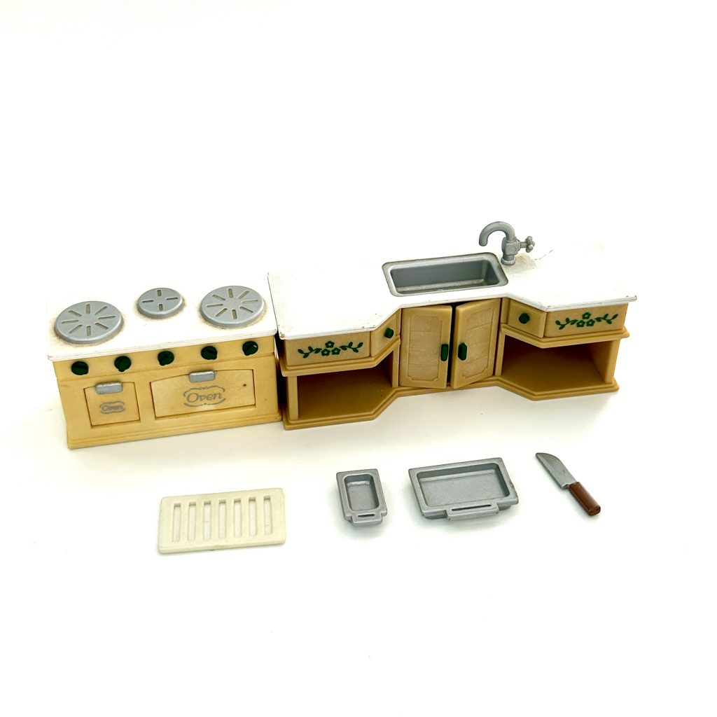 [used] Kitchen Set Sylvanian Families Calico Critters