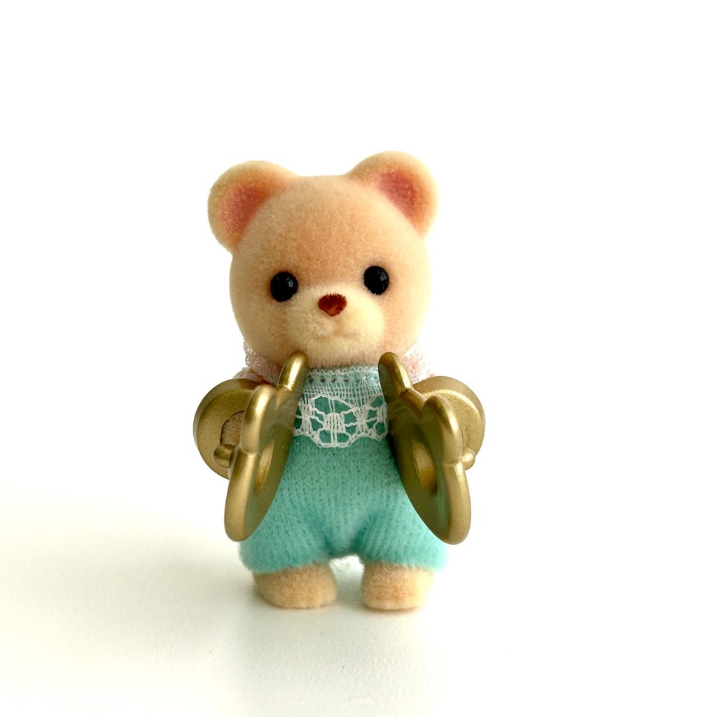 [used] Baby Recital Series 3 Bear Cymbal Sylvanian Families Calico Critters