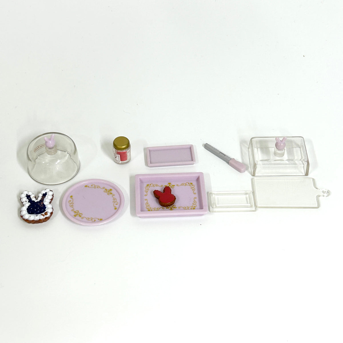 [used] Capsules Toy Patisserie Cake Set Purple Sylvanian Families Calico Critters