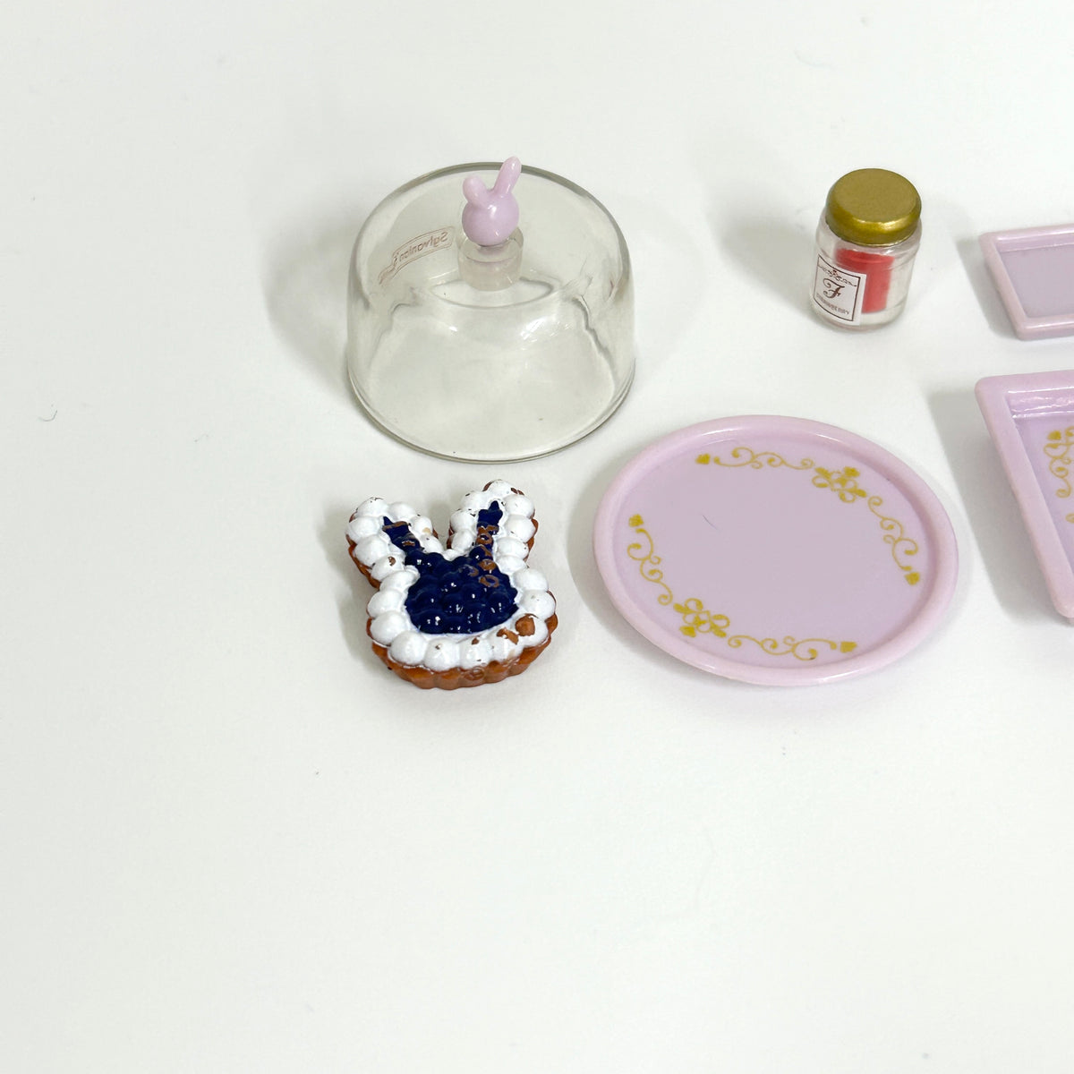 [used] Capsules Toy Patisserie Cake Set Purple Sylvanian Families Calico Critters