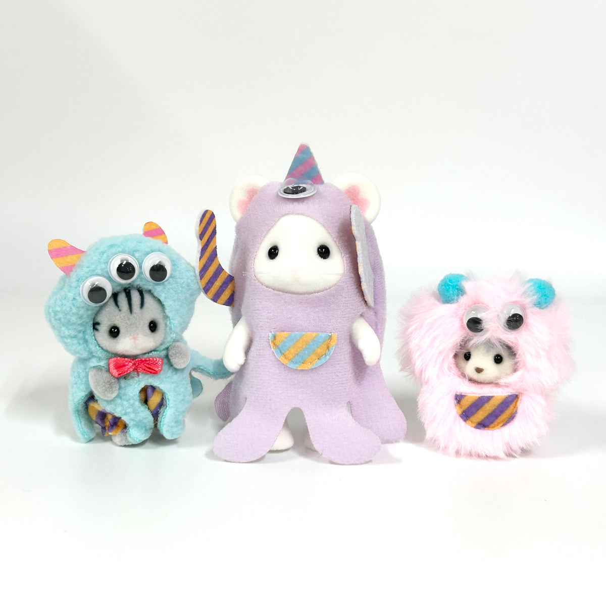[used] 40th Anniversary Cheerful Monster Trio C-78 Sylvanian Families Calico Critters