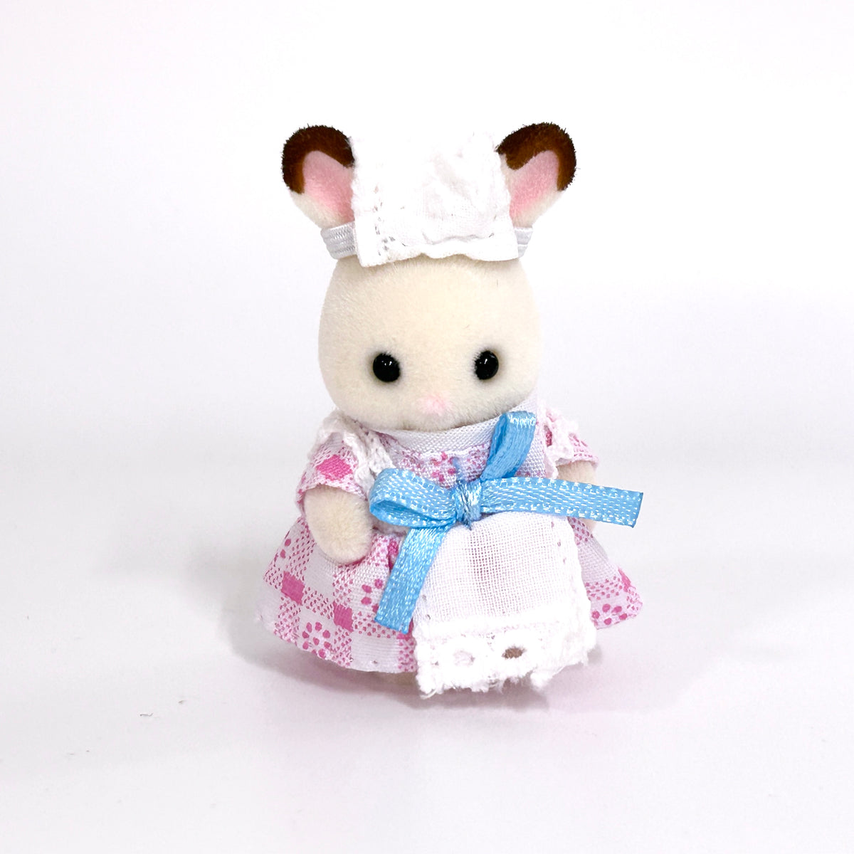 [used] Forest Kitchen Baby Chocolate Rabbit Waitress Pink 2025 Sylvanian Families Calico Critters